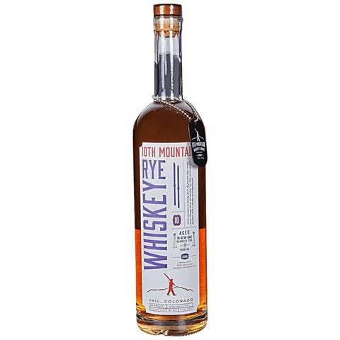 10th Mountain Whiskey Rye - Liquor Luxe