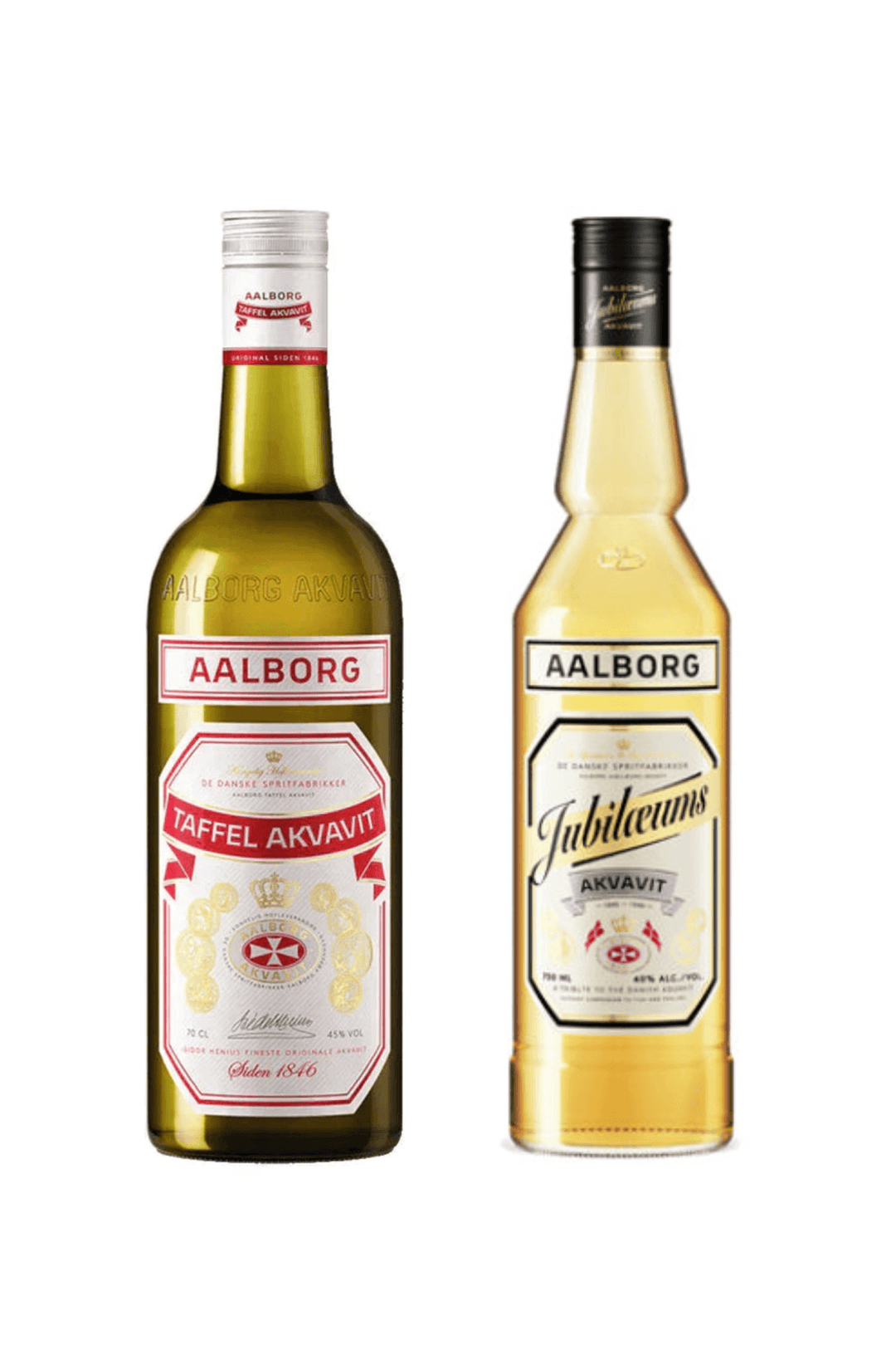 Aalborg Jubilaeums Aquavit Akvavit & Aalborg Taffel Aquavit Akvavit Bundle - Liquor Luxe