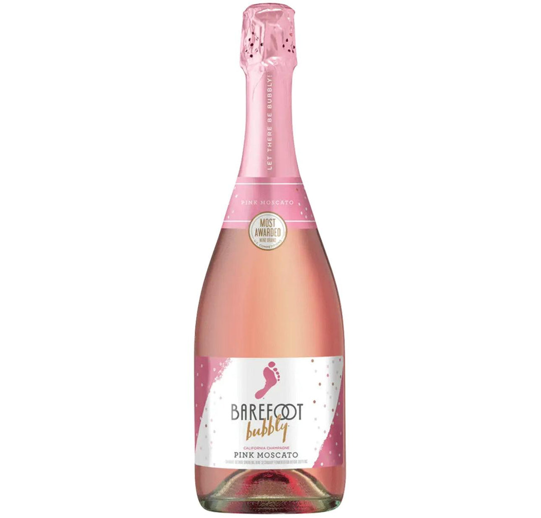 Barefoot Bubbly Pink Moscato Champagne - Liquor Luxe