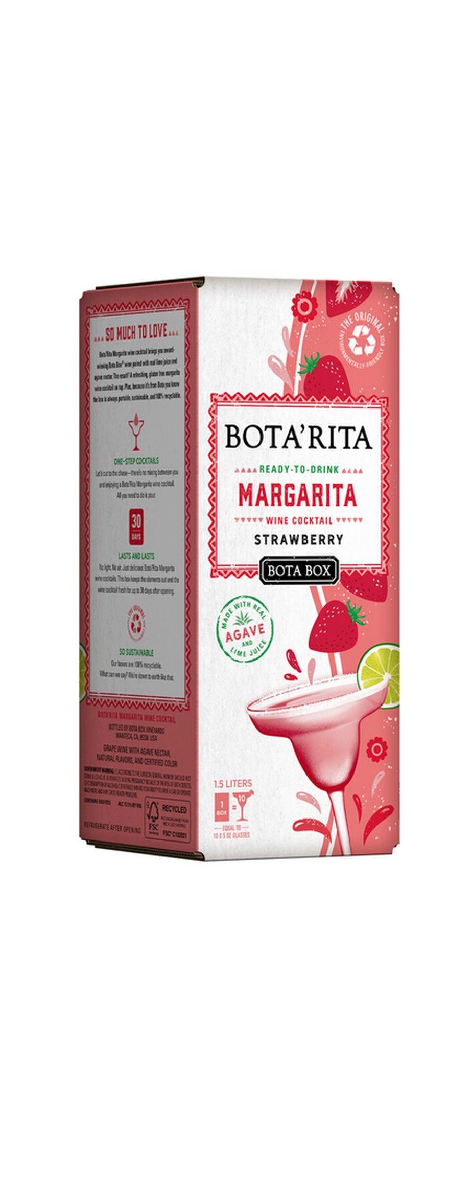 Bota’Rita Margarita Strawberry Wine Cocktail 1.5 liter - Liquor Luxe