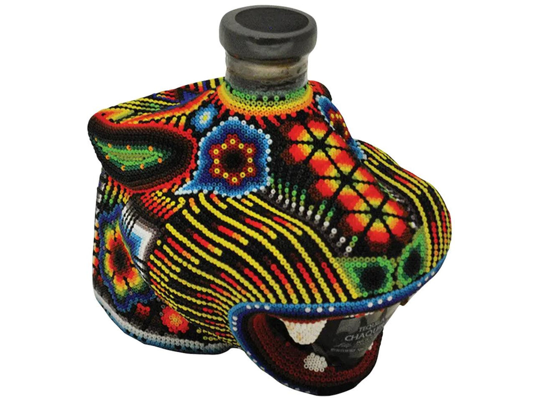 Chaquira Beaded Jaguar Extra Anejo Tequila - Liquor Luxe