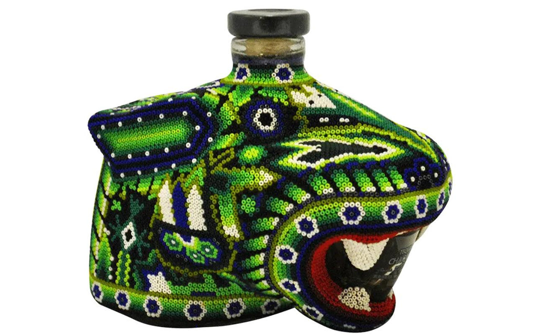 Chaquira Beaded Jaguar Reposado Tequila - Liquor Luxe