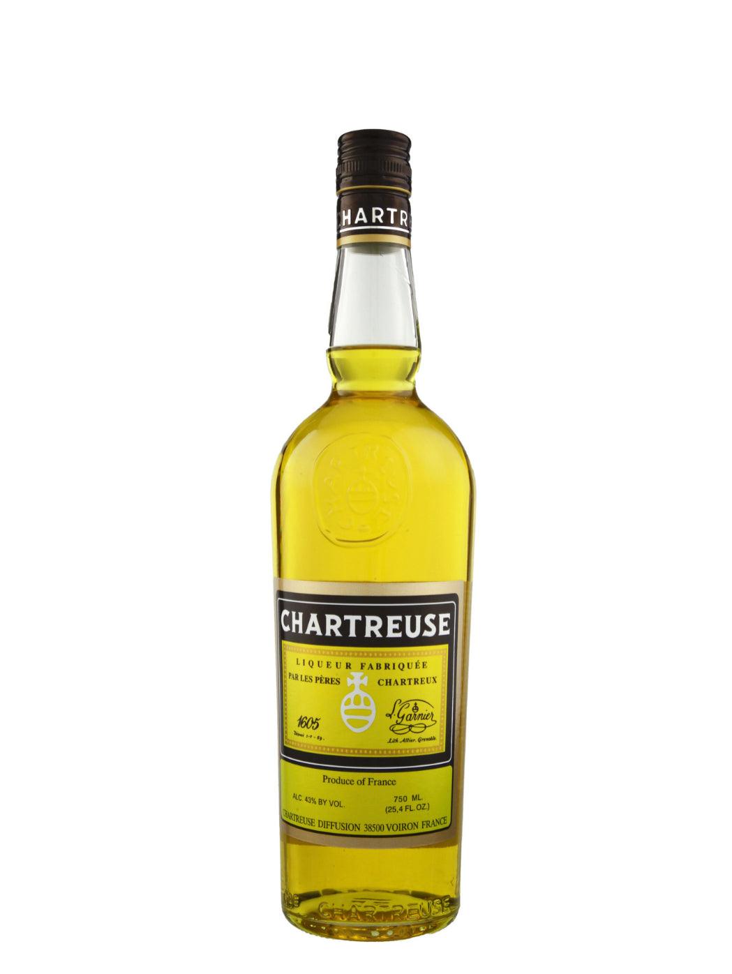Chartreuse Herbal Liqueur Yellow - Liquor Luxe