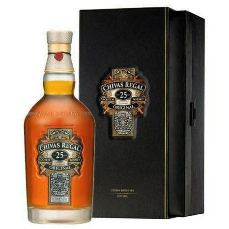 Chivas Regal Blended Scotch Whisky 25 Year Old - Liquor Luxe