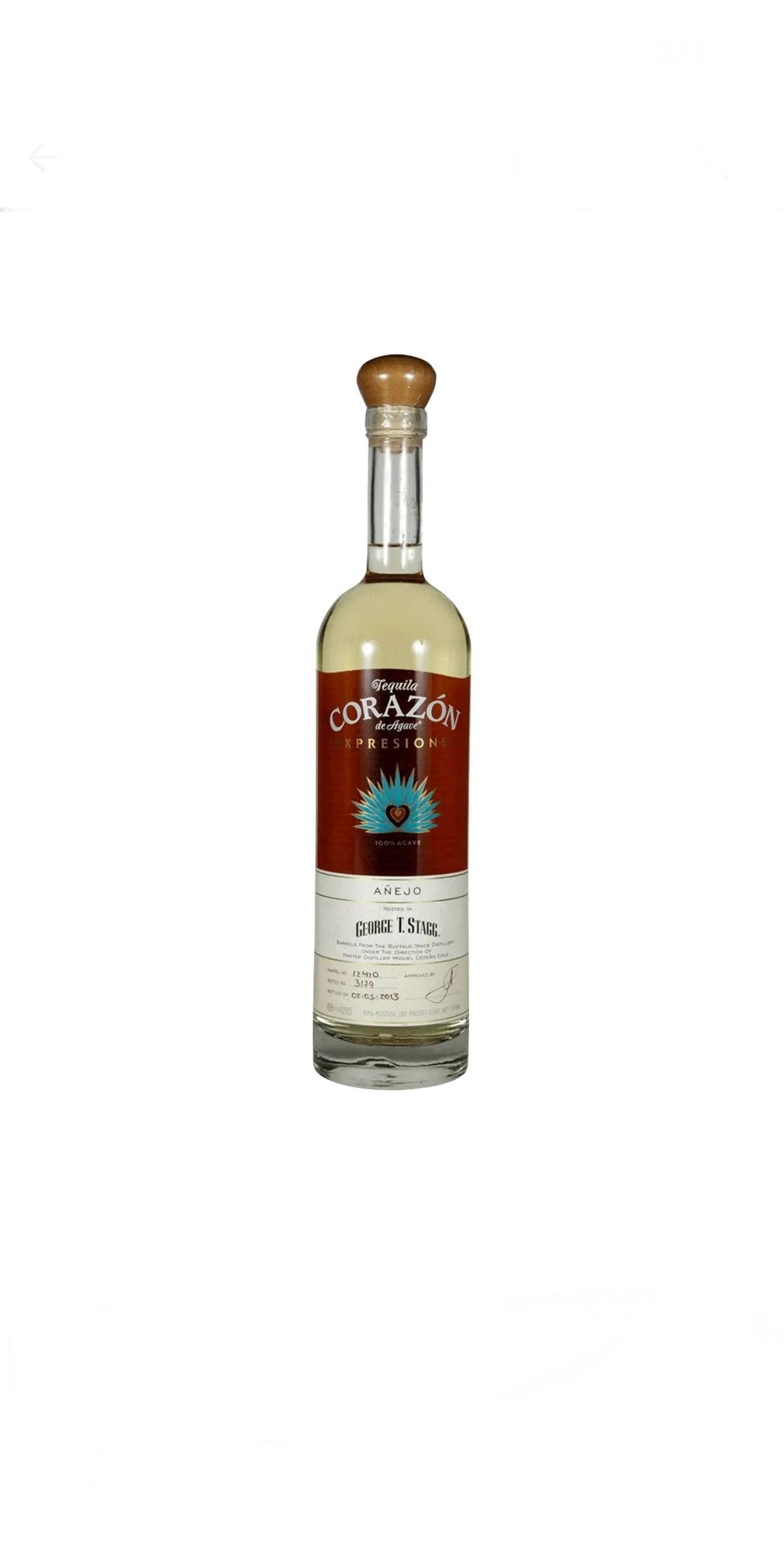 Corazon George T Stagg Expresiones Anejo Tequila - Liquor Luxe