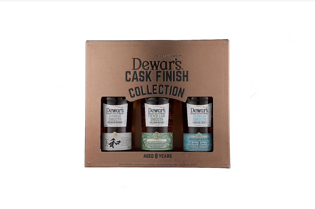 Dewar's Blended Scotch Whisky Combo Japanese Oak Cask Caribbean - Liquor Luxe