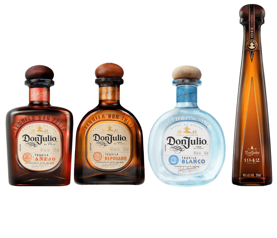 Don Julio Tequila Combo Pack 1942, Anejo, Blanco & Reposado - Liquor Luxe