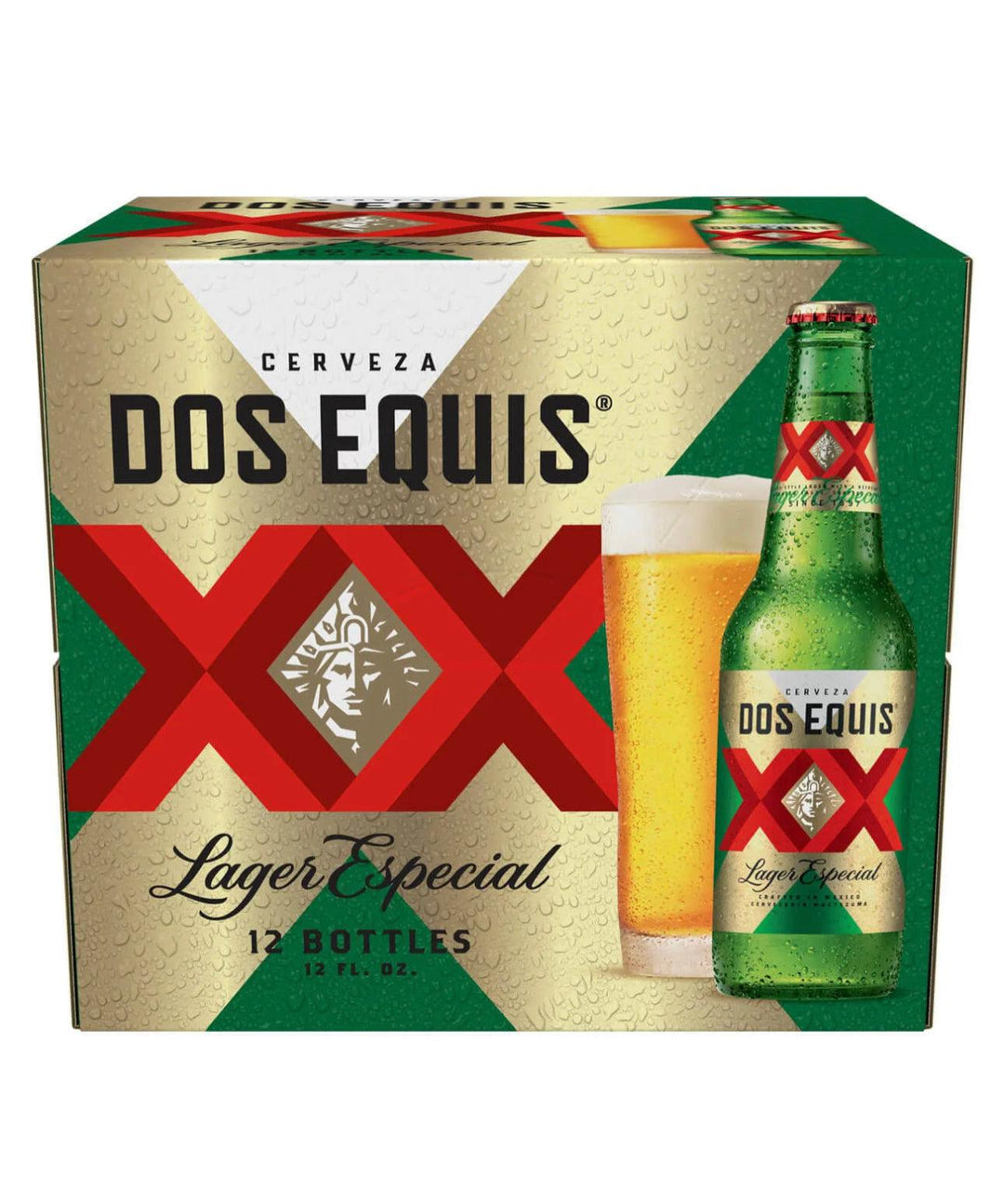 Dos Equis XX Lager Especial 12-Pack Bottle - Liquor Luxe