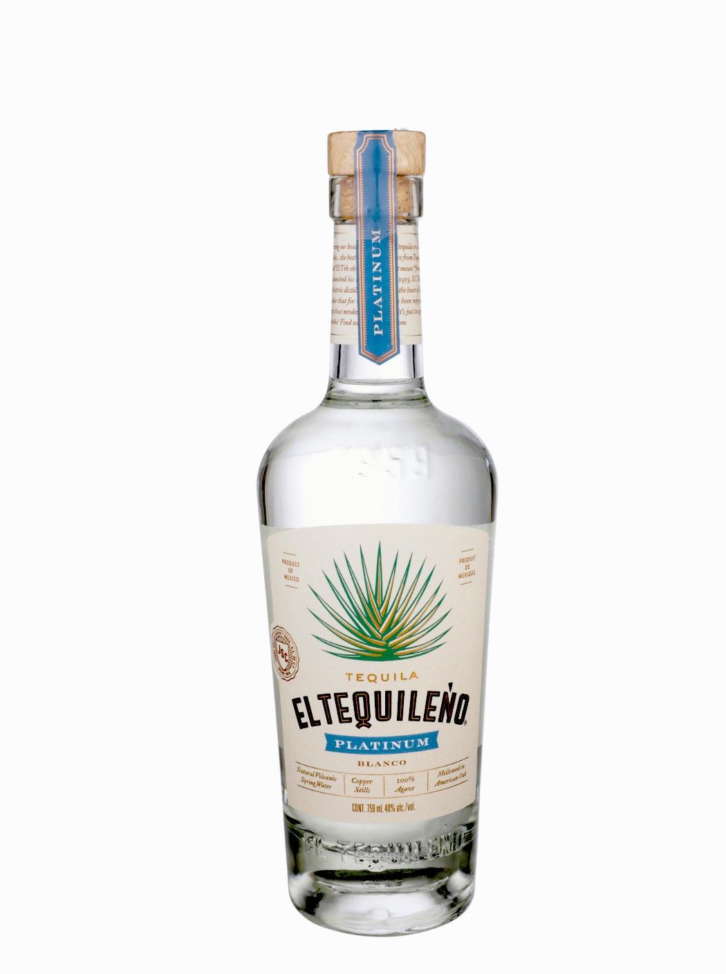 El Tequileno Platino Blanco Tequila - Liquor Luxe