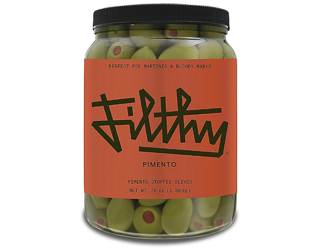 Filthy Pimento Olives - Liquor Luxe