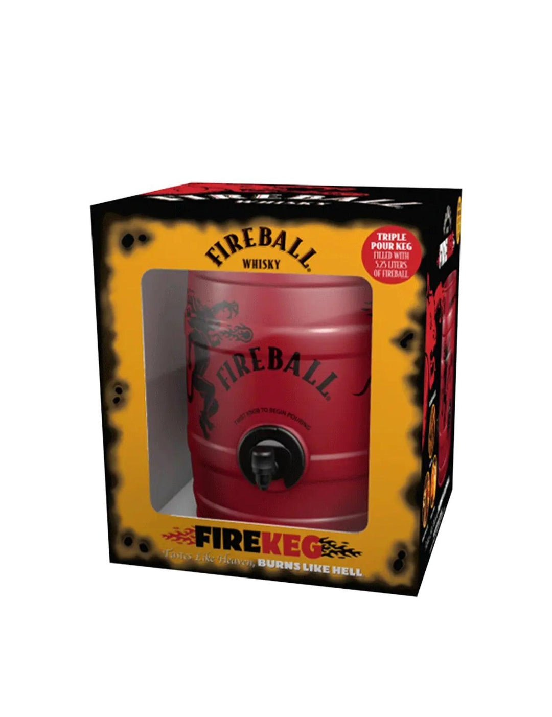 Fireball Whisky Triple Pour Keg With Gift Box - Liquor Luxe