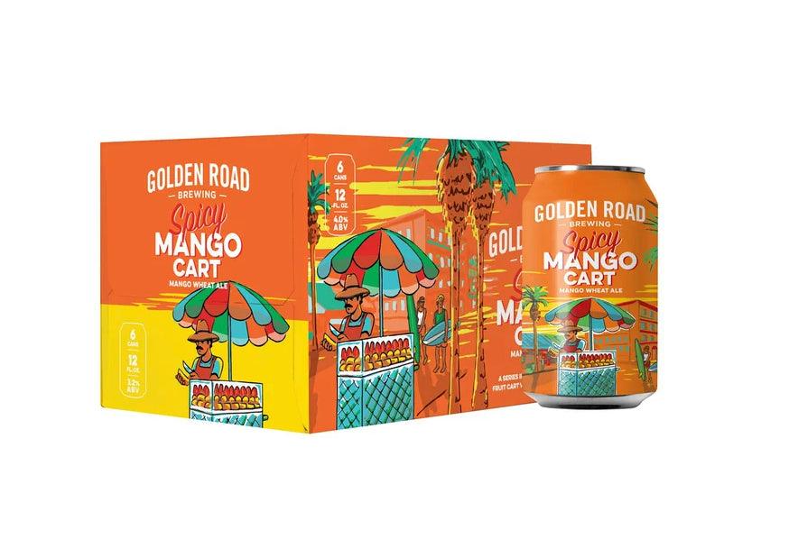 Golden Road Spicy Mango Cart 6-Pack - Liquor Luxe