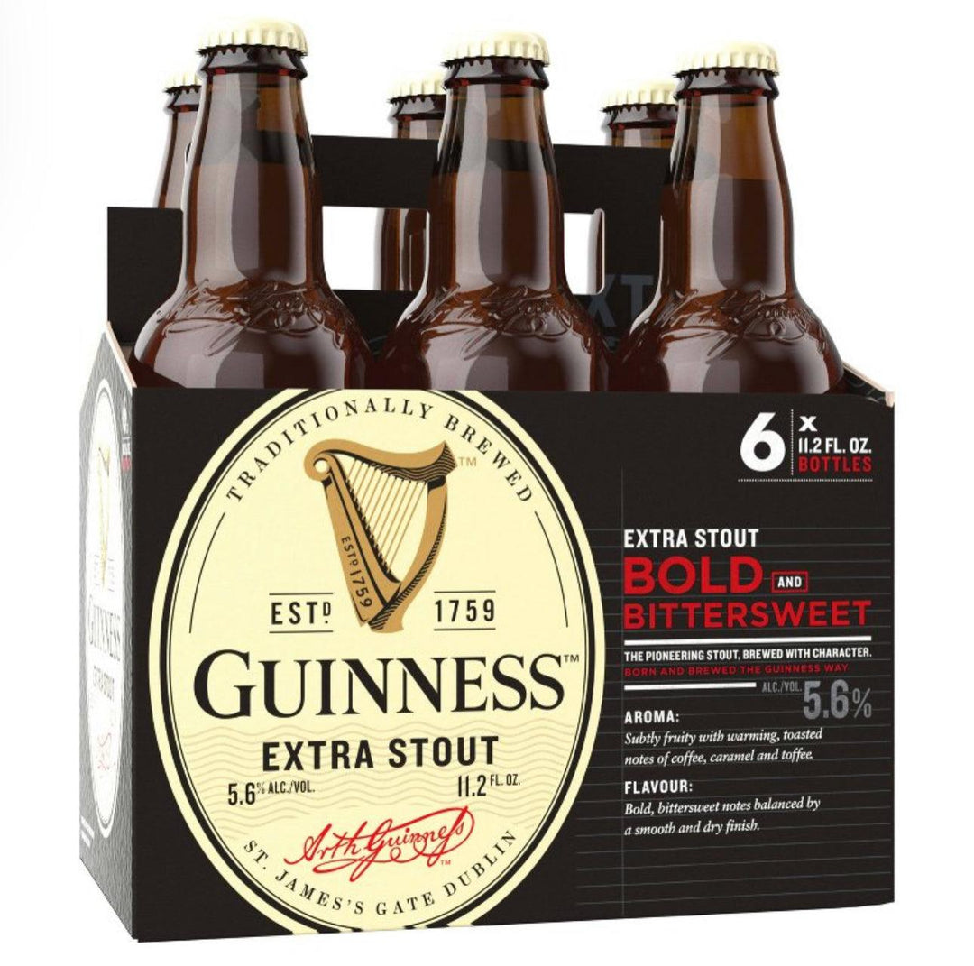 Guiness Extra Stout Beer 6-Pack - Liquor Luxe