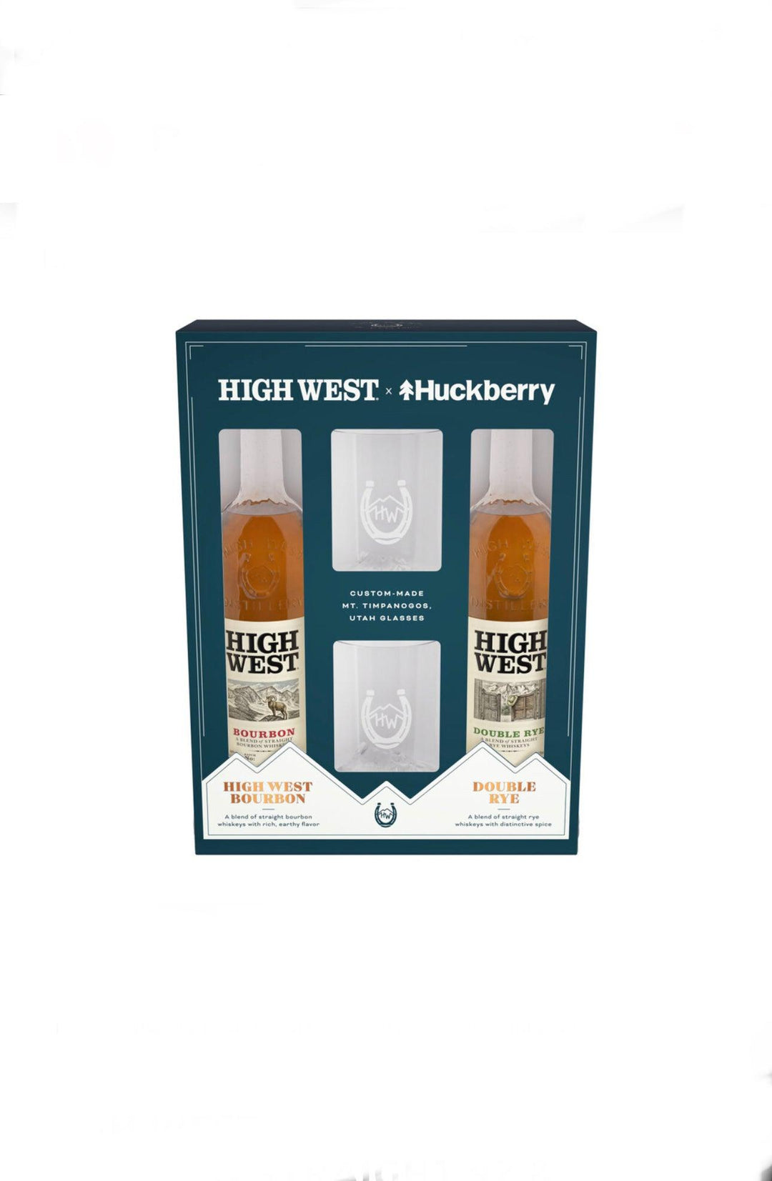 High West Bourbon & Double Rye Gift Bundle With Glasses - Liquor Luxe