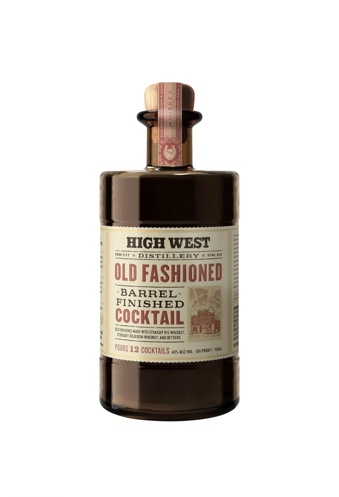 High West Old Fashioned Barrel Finished Cocktail - Liquor Luxe