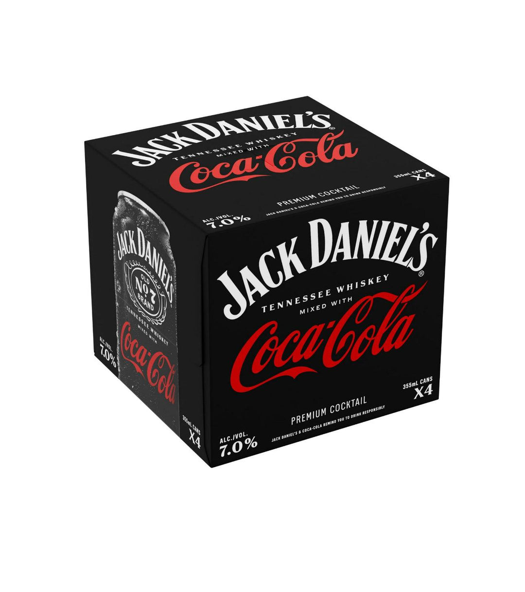 Jack Daniel’s & Coca Cola Canned Cocktail - Liquor Luxe