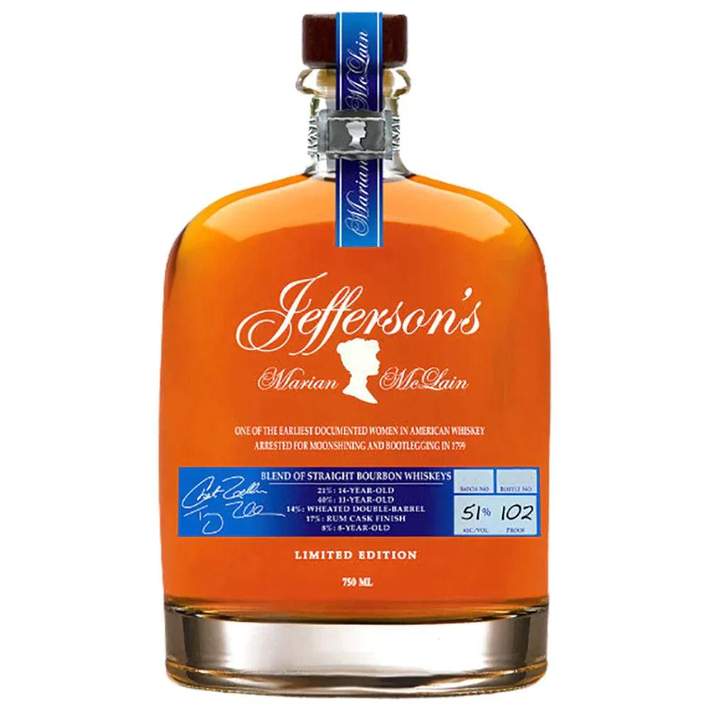 Jefferson’s Blend Straight Bourbon Marian McLain Limited Edition - Liquor Luxe