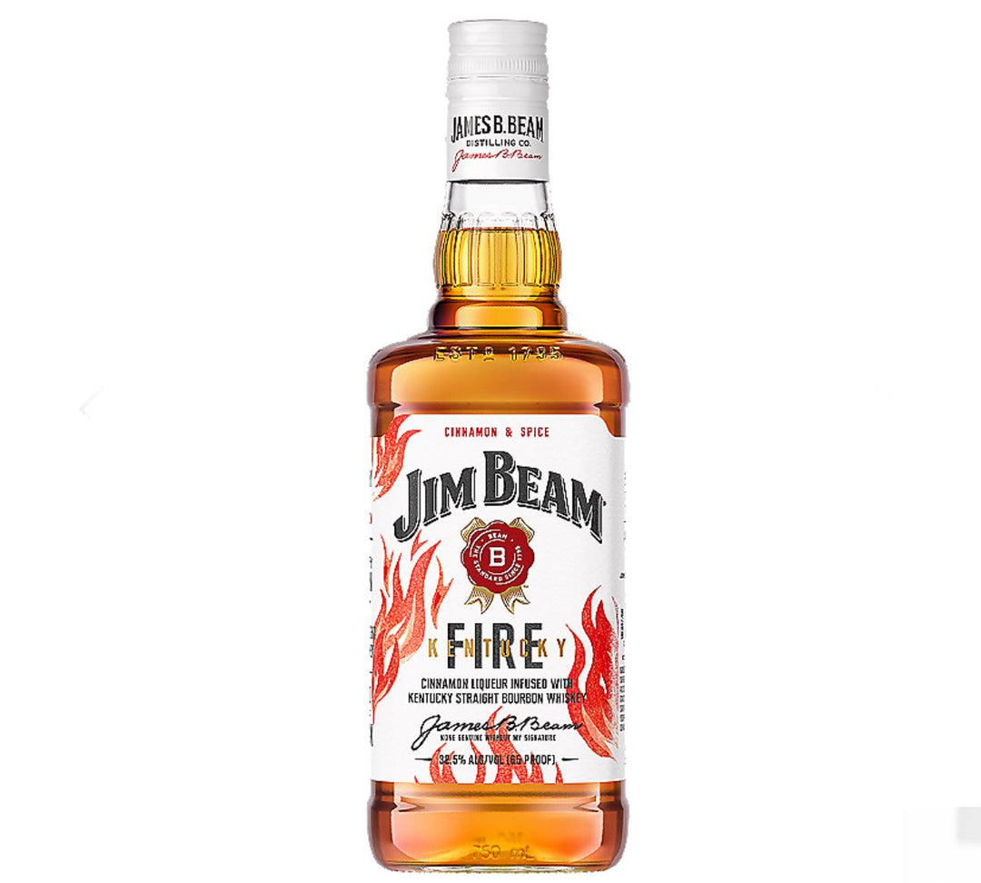 Jim Beam Cinnamon Flavored Whiskey Kentucky Fire - Liquor Luxe