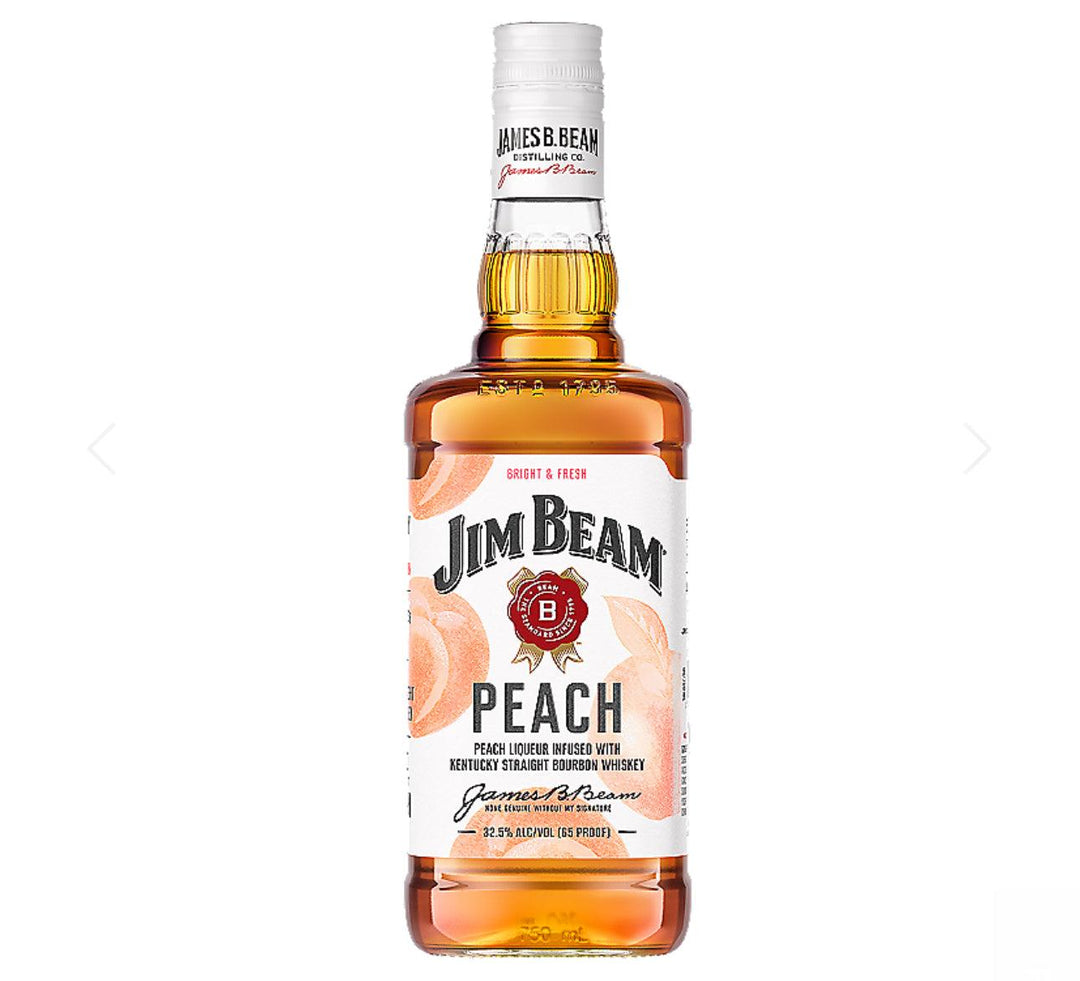 Jim Beam Peach Infused Straight Bourbon - Liquor Luxe