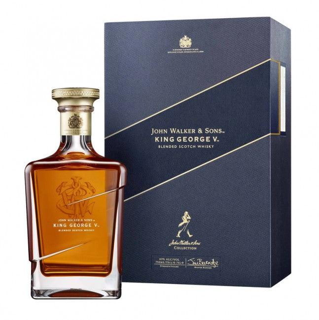 Johnnie Walker Blue Label King George V Edition Blended Scotch Whisky 750ml - Liquor Luxe