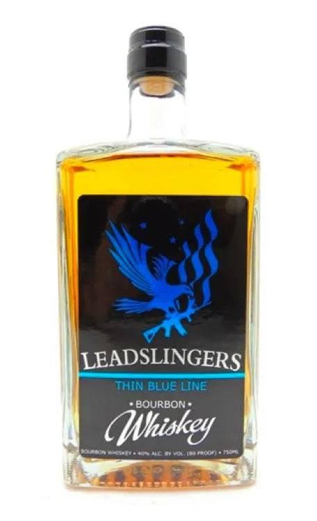 Leadslingers Thin Blue Line Bourbon Whiskey - Liquor Luxe