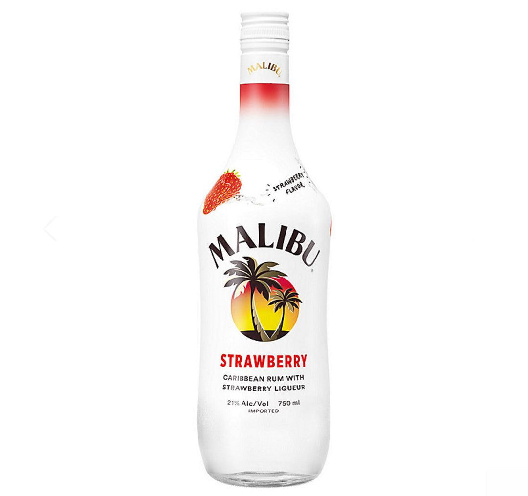 Malibu Strawberry Flavored Rum - Liquor Luxe