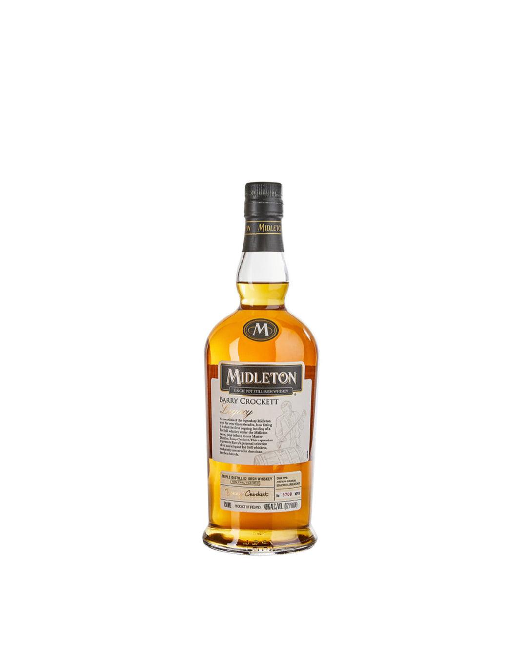 Midleton Single Pot Still Irish Whiskey Barry Crockett Legacy - Liquor Luxe
