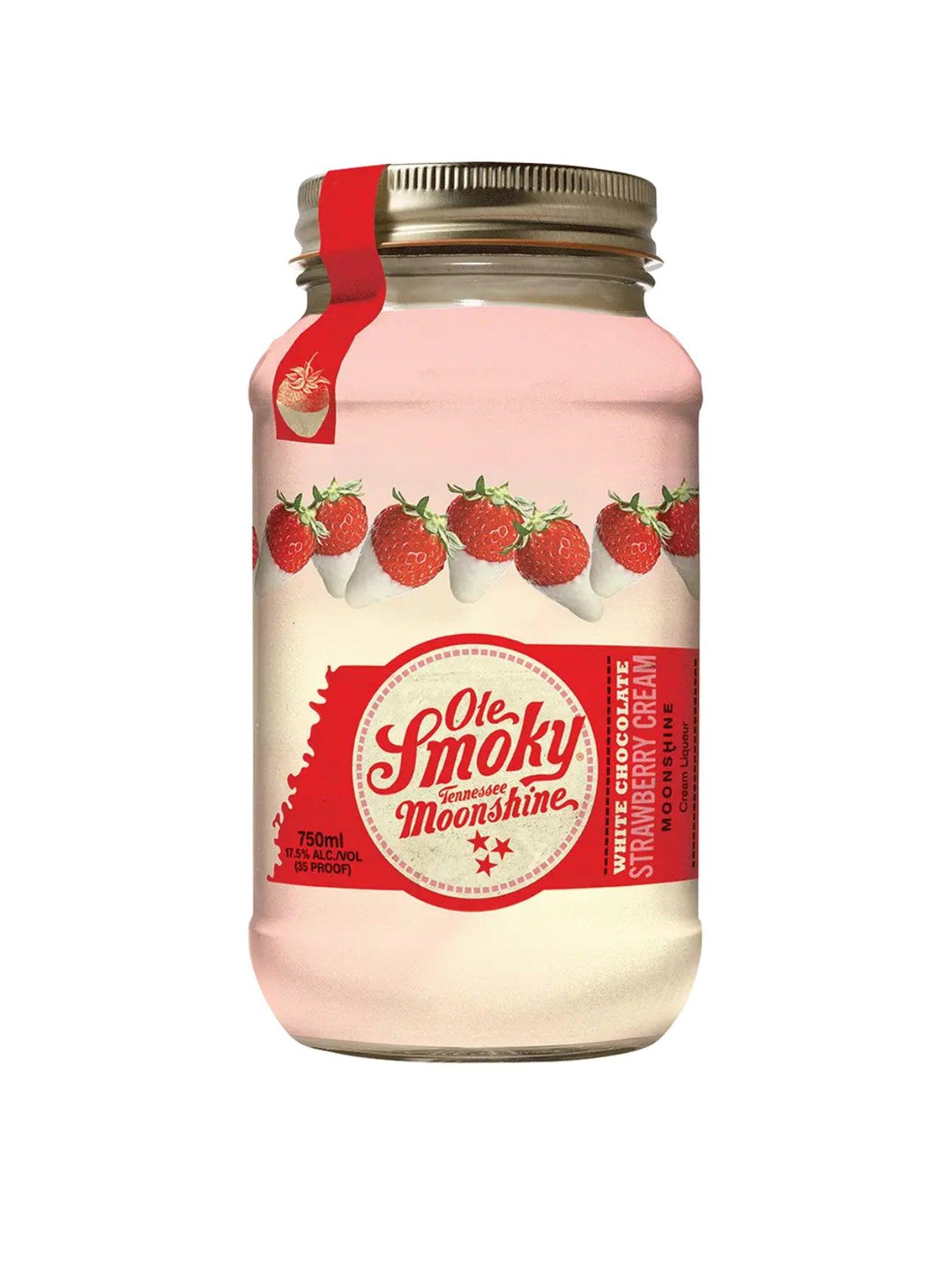 Ole Smoky White Chocolate Strawberry Cream Moonshine - Liquor Luxe