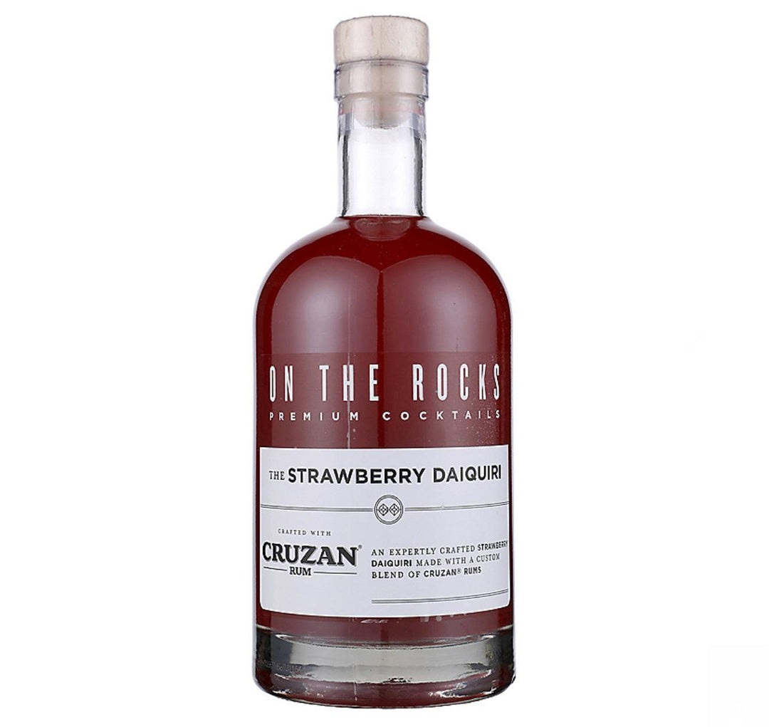 Otr-On The Rocks Strawberry Daiquiri Crafted With Cruzan Rum - Liquor Luxe