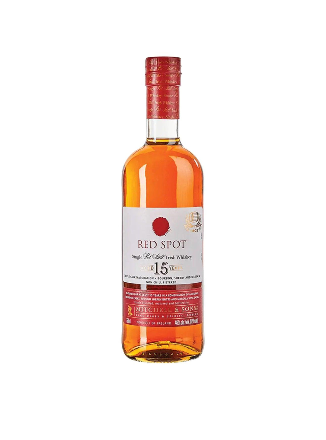 Red Spot Single Pot Still Irish Whiskey with Gift Tin - Liquor Luxe