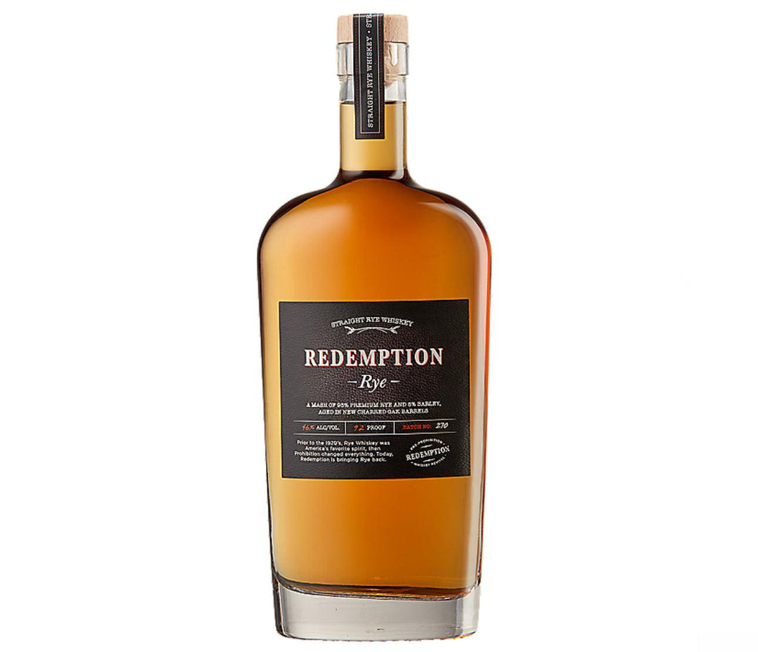Redemption Straight Rye Whiskey - Liquor Luxe