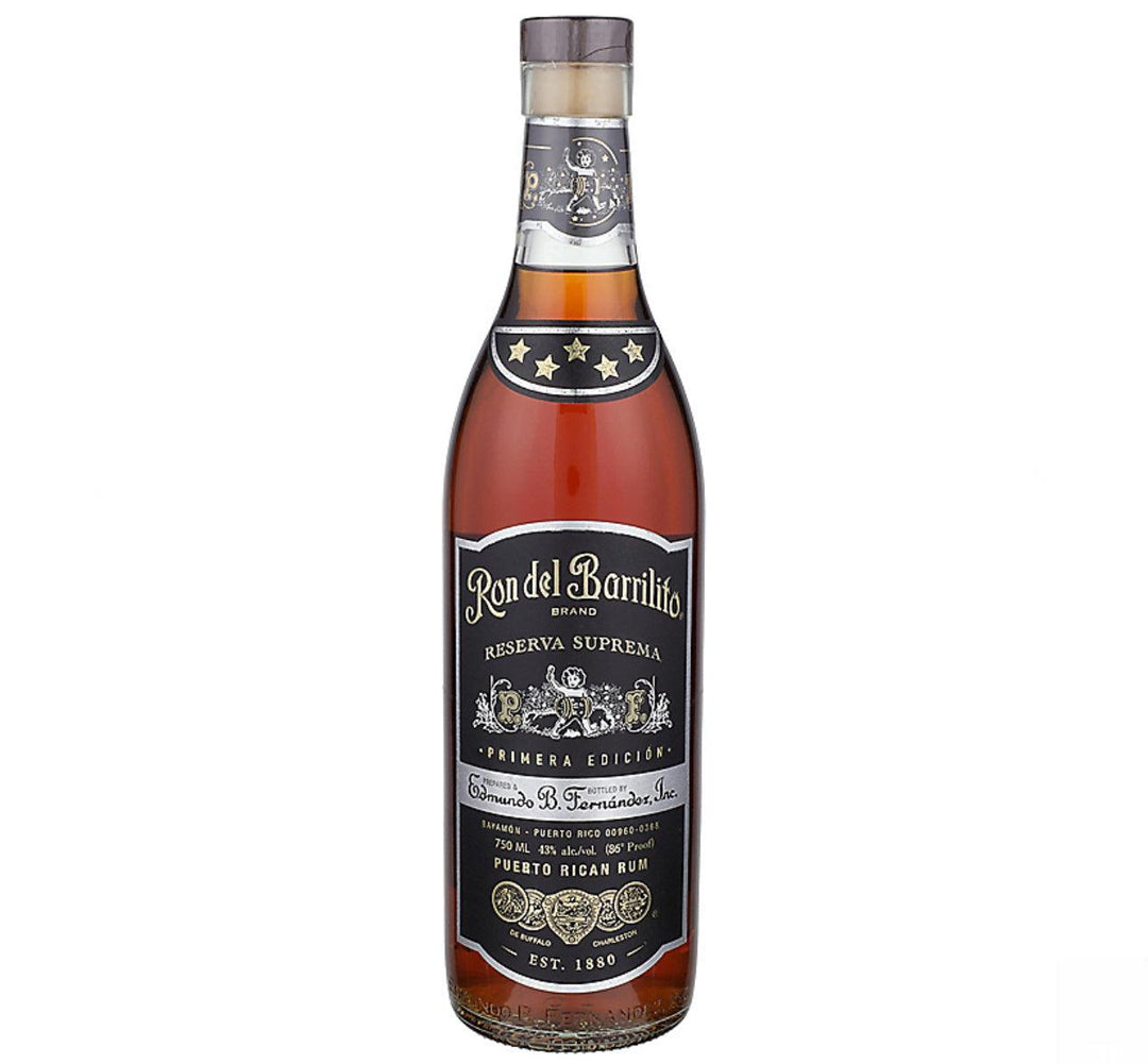 Ron Del Barrilito Aged Rum Five Stars Primera Edicion Reserva Suprema - Liquor Luxe