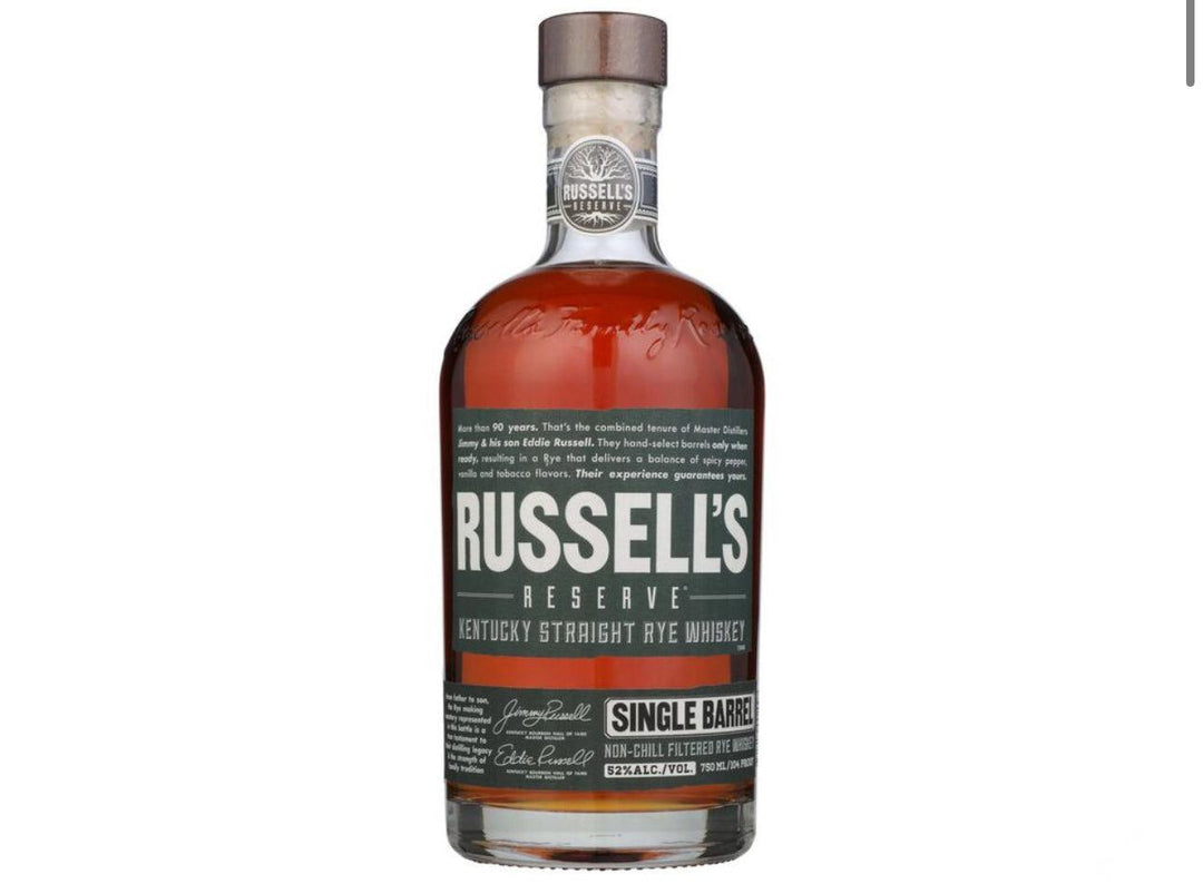 Russell’s Reserve Straight Rye Whiskey Single Barrel - Liquor Luxe