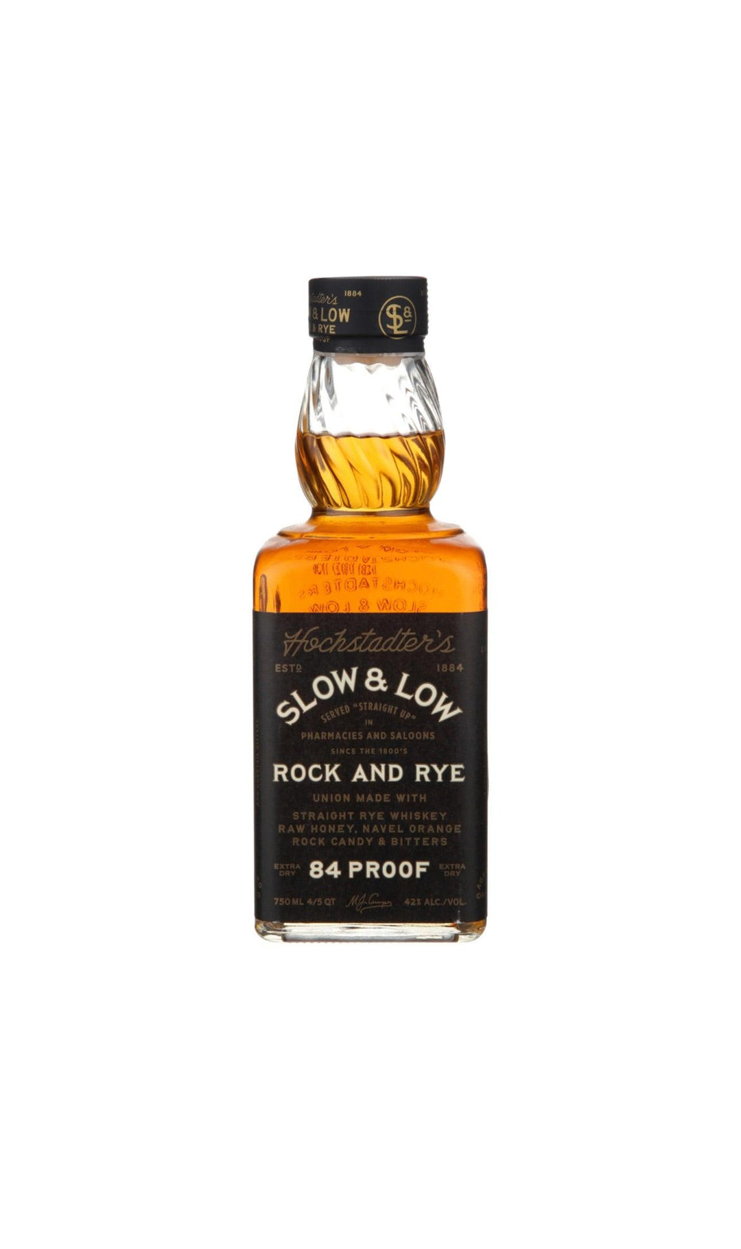 Slow & Low Rock & Rye Whiskey - Liquor Luxe