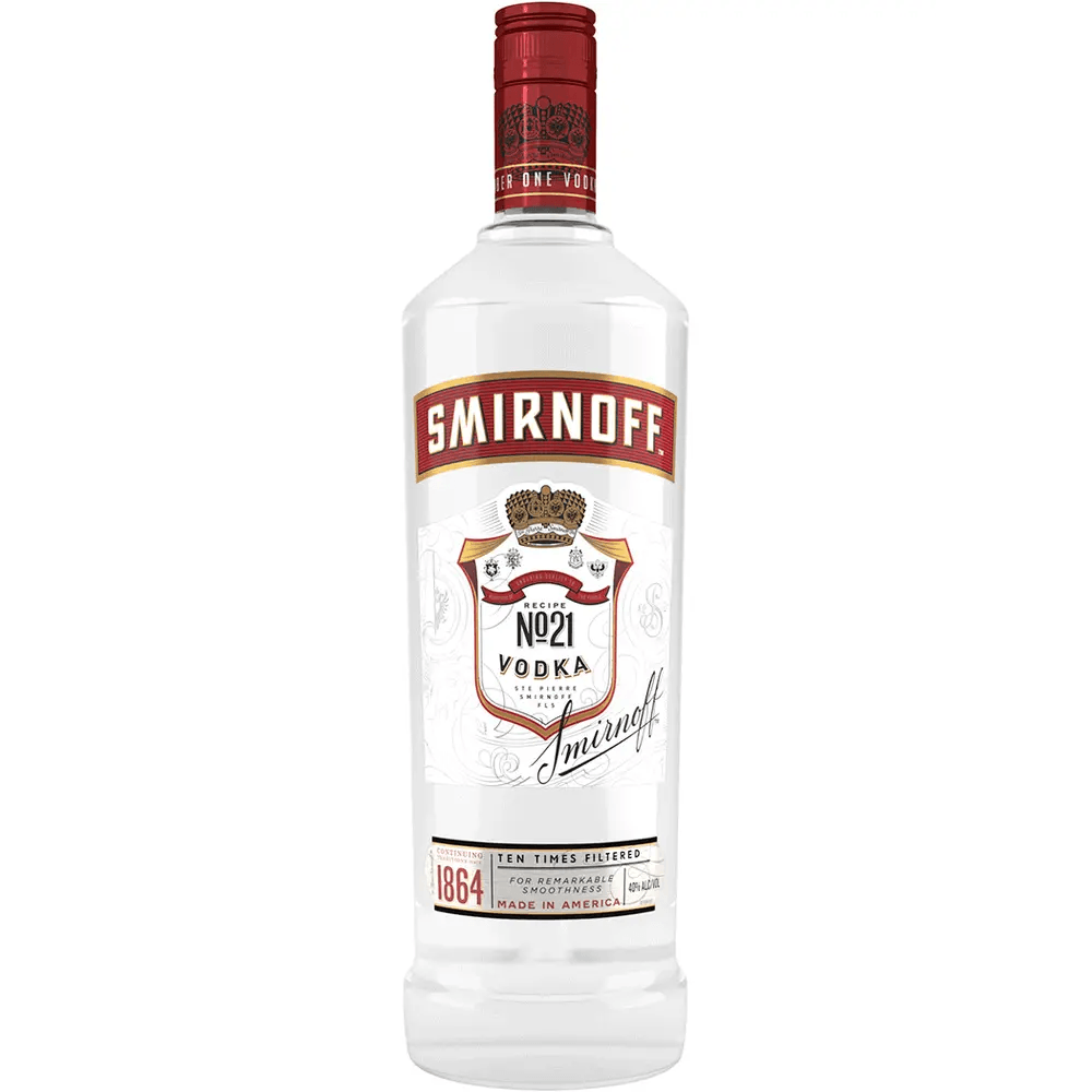 Smirnoff Vodka 1L - Liquor Luxe