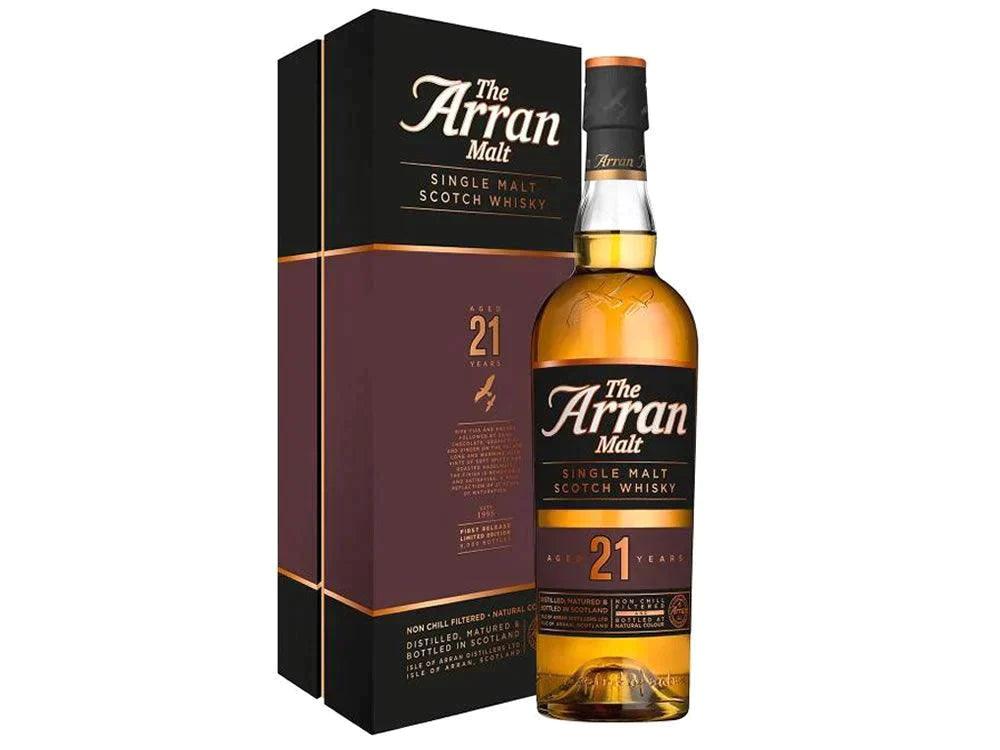 The Arran Single Malt Scotch Whisky 21 Years Old - Liquor Luxe