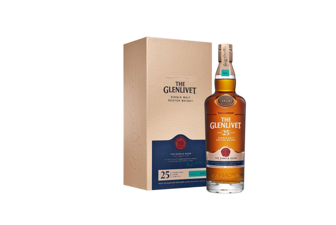 The Glenlivet Single Malt Scotch XXV 25 Years Old - Liquor Luxe