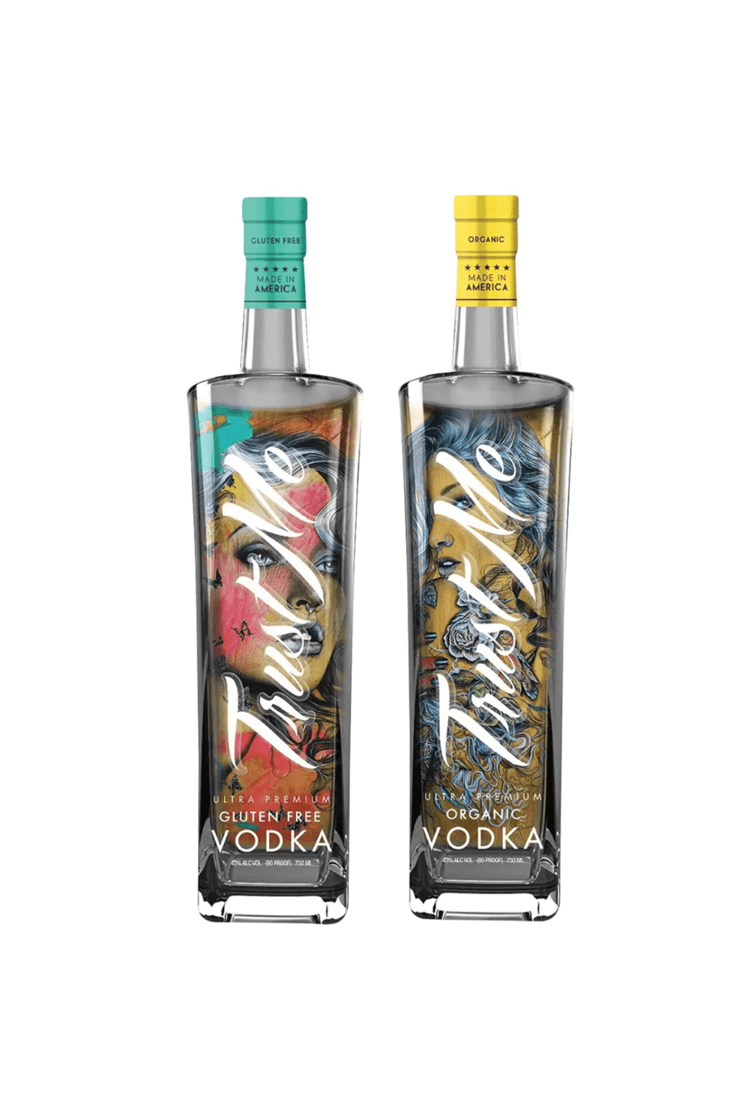 Trust Me Gluten Free Vodka & Trust Me Organic Vodka Bundle - Liquor Luxe