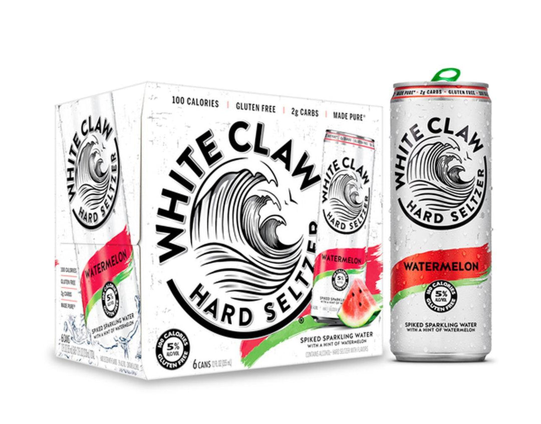 White Claw Hard Seltzer Watermelon 12 pack - Liquor Luxe