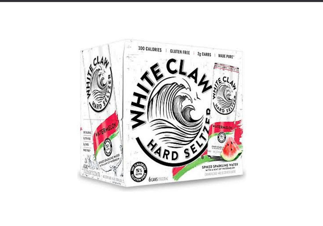 White Claw Hard Seltzer Watermelon 6 pack - Liquor Luxe