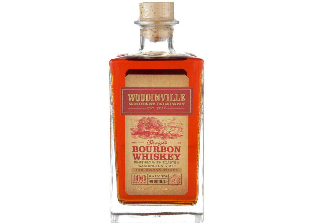 Woodinville Whiskey Co. Bourbon Finished With Toasted Applewood Staves - Liquor Luxe