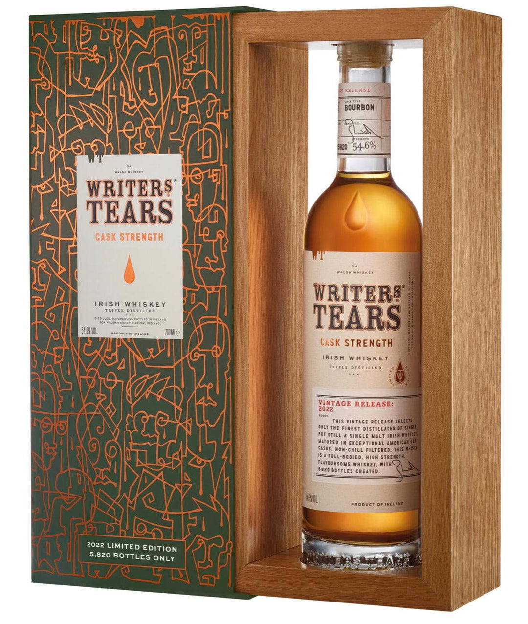 Writers Tears Blended Irish Whiskey Cask Strength Exclusive Release 2022 - Liquor Luxe